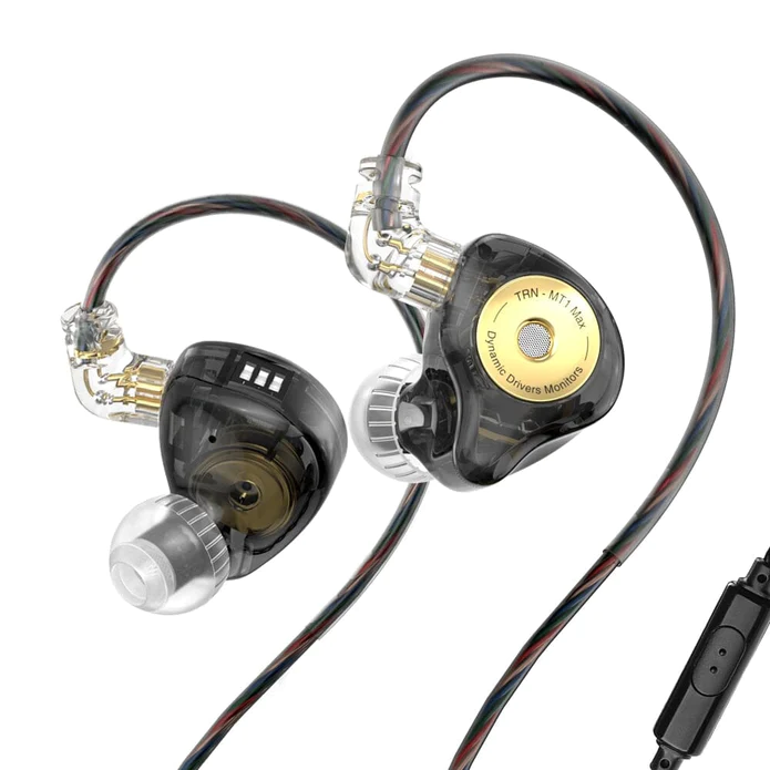TRN MT1 MAX 10mm Dual Magnet Dynamic Driver In-Ear Monitors with Tunable Switch