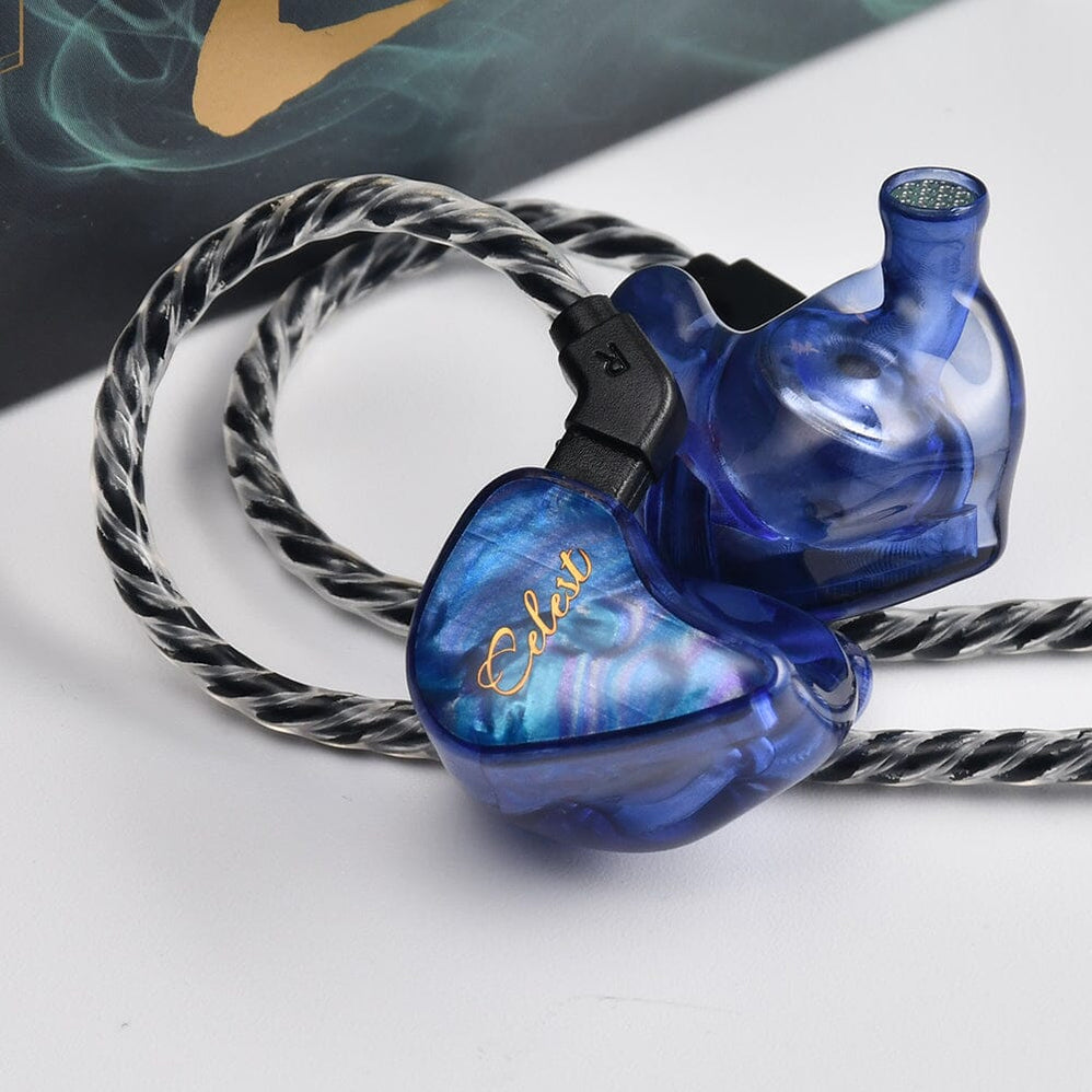 Kinera Celest Wyvern Qing 10mm Lcp Dynamic Driver In-Ear Earphones Microphone Headset With Detachable Cable For Games Live Calls