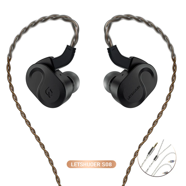 LETSHUOER S08 IEM 13mm Planar Magnetic Driver in Ear Monitor