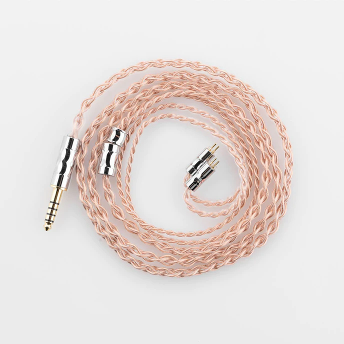 Moondrop LINE T 6N Single Crystal Copper 196-Core Litz Structure Earphone Upgrade Cable
